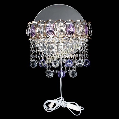 Бра Астра Капель шар 30 Фиолетовая в Магнитогорске Гусь Хрустальный