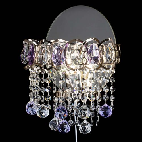 Бра Астра Капель шар 30 Фиолетовая в Магнитогорске Гусь Хрустальный