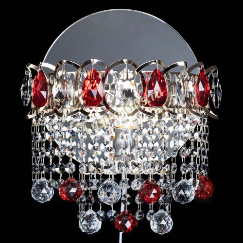 Бра Астра Капель шар 30 Красная в Магнитогорске Гусь Хрустальный