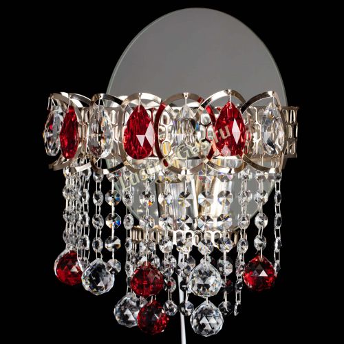 Бра Астра Капель шар 30 Красная в Магнитогорске Гусь Хрустальный