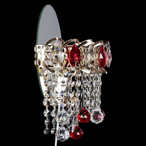 Бра Астра Капель шар 30 Красная в Магнитогорске Гусь Хрустальный