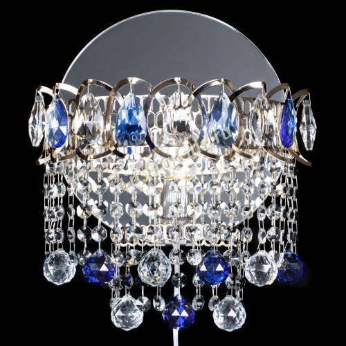 Бра Астра Капель шар 30 Синяя в Магнитогорске Гусь Хрустальный