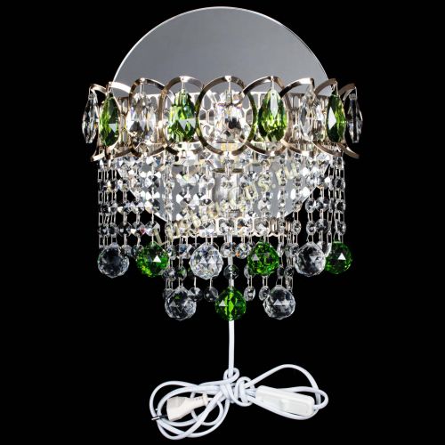 Бра Астра Капель шар 30 Зеленая в Магнитогорске Гусь Хрустальный