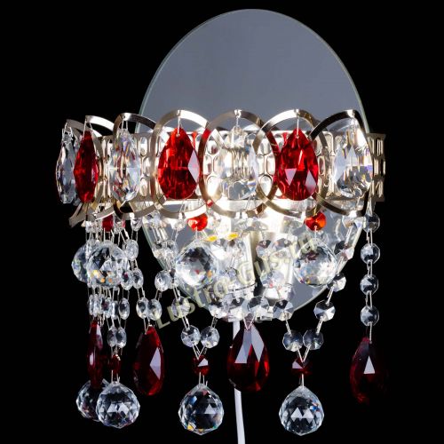 Бра Астра Паутинка красная в Магнитогорске Гусь Хрустальный