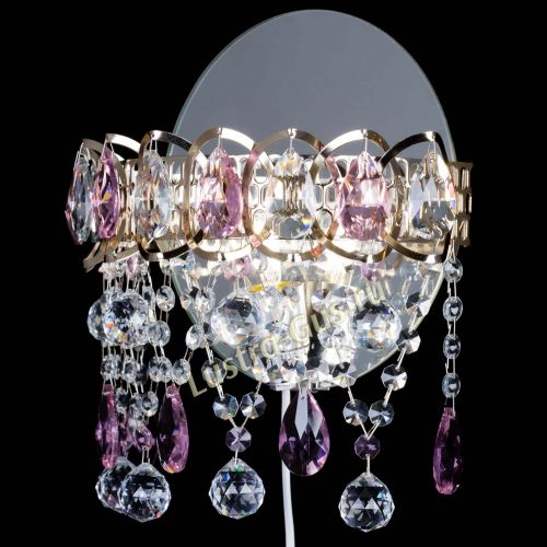 Бра Астра Паутинка розовая в Магнитогорске Гусь Хрустальный