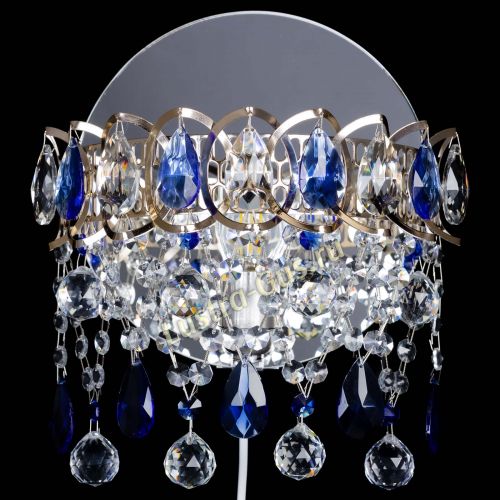 Бра Астра Паутинка синяя в Магнитогорске Гусь Хрустальный