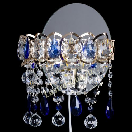 Бра Астра Паутинка синяя в Магнитогорске Гусь Хрустальный