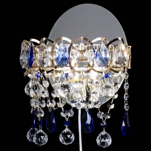 Бра Астра Паутинка синяя в Магнитогорске Гусь Хрустальный