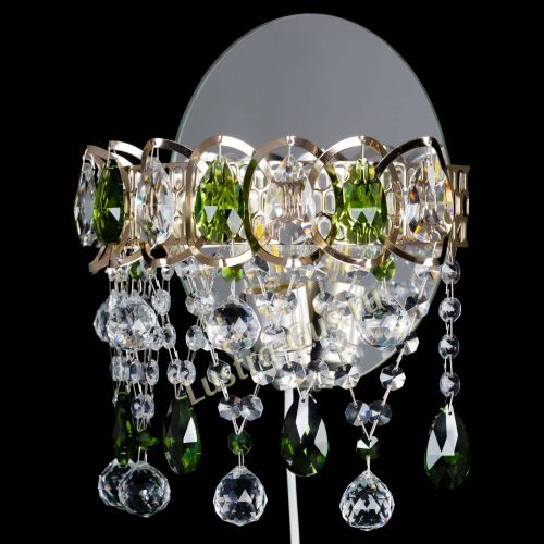 Бра Астра Паутинка зеленая в Магнитогорске Гусь Хрустальный