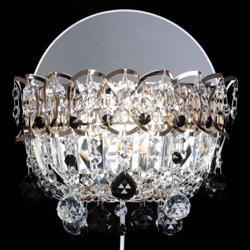 Бра Астра пластинка шар Черная в Магнитогорске Гусь Хрустальный