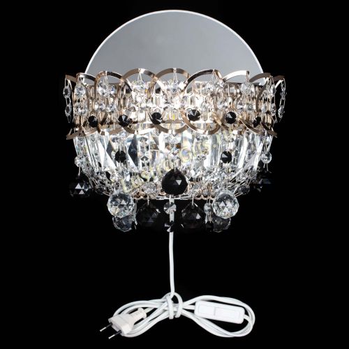 Бра Астра пластинка шар Черная в Магнитогорске Гусь Хрустальный