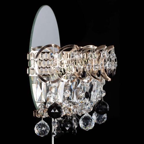 Бра Астра пластинка шар Черная в Магнитогорске Гусь Хрустальный