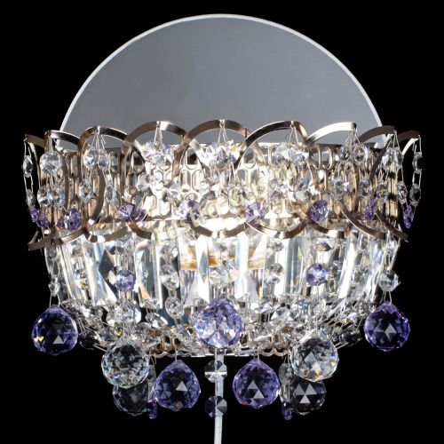 Бра Астра пластинка шар Фиолетовая в Магнитогорске Гусь Хрустальный
