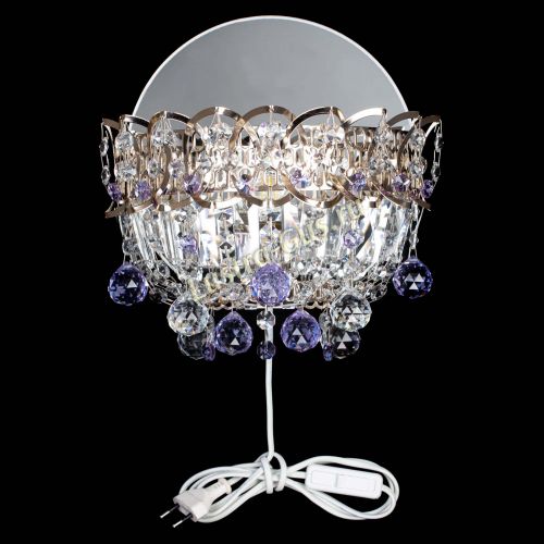 Бра Астра пластинка шар Фиолетовая в Магнитогорске Гусь Хрустальный