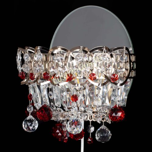 Бра Астра пластинка шар Красная в Магнитогорске Гусь Хрустальный