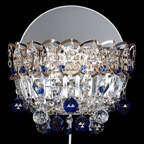 Бра Астра пластинка шар Синяя в Магнитогорске Гусь Хрустальный