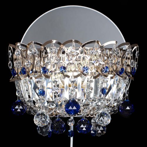 Бра Астра пластинка шар Синяя в Магнитогорске Гусь Хрустальный