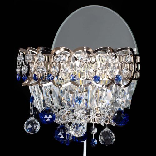 Бра Астра пластинка шар Синяя в Магнитогорске Гусь Хрустальный