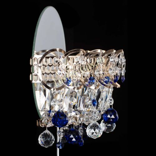 Бра Астра пластинка шар Синяя в Магнитогорске Гусь Хрустальный