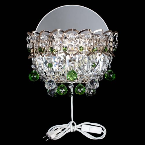 Бра Астра пластинка шар Зеленая в Магнитогорске Гусь Хрустальный