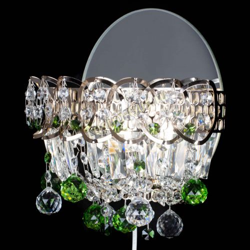 Бра Астра пластинка шар Зеленая в Магнитогорске Гусь Хрустальный