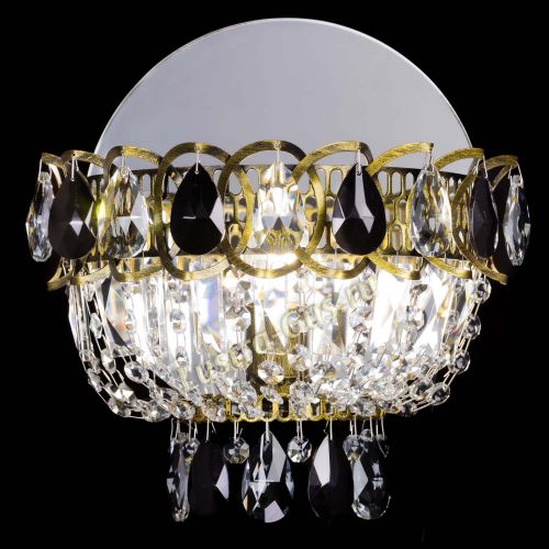 Бра Астра Черная под бронзу в Магнитогорске Гусь Хрустальный