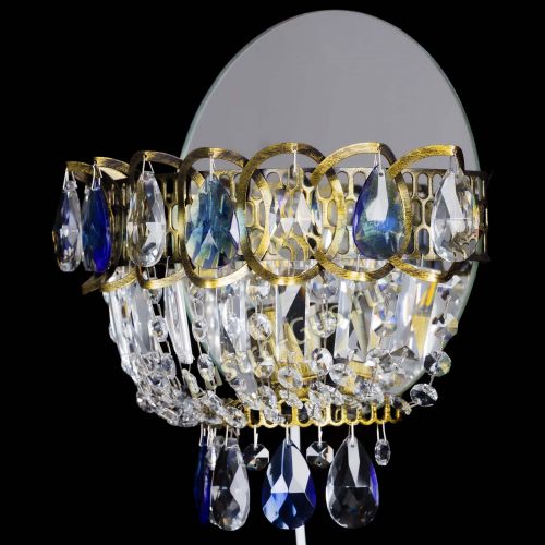 Бра Астра Синяя под бронзу в Магнитогорске Гусь Хрустальный