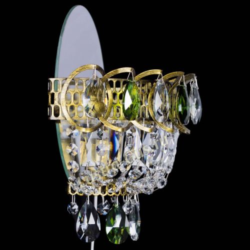 Бра Астра Зеленая под бронзу в Магнитогорске Гусь Хрустальный