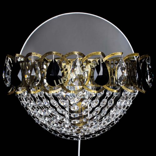 Бра Астра Сетка под бронзу Черная в Магнитогорске Гусь Хрустальный