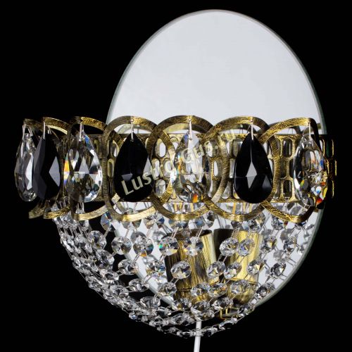 Бра Астра Сетка под бронзу Черная в Магнитогорске Гусь Хрустальный