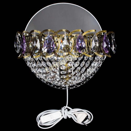 Бра Астра Сетка под бронзу Фиолетовая в Магнитогорске Гусь Хрустальный