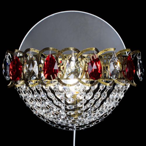 Бра Астра Сетка под бронзу Красная в Магнитогорске Гусь Хрустальный