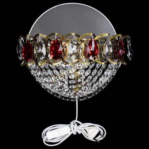 Бра Астра Сетка под бронзу Красная в Магнитогорске Гусь Хрустальный