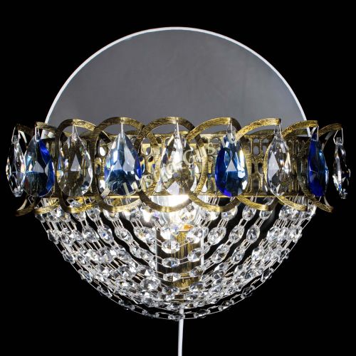 Бра Астра Сетка под бронзу Синяя в Магнитогорске Гусь Хрустальный