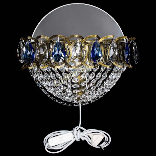 Бра Астра Сетка под бронзу Синяя в Магнитогорске Гусь Хрустальный