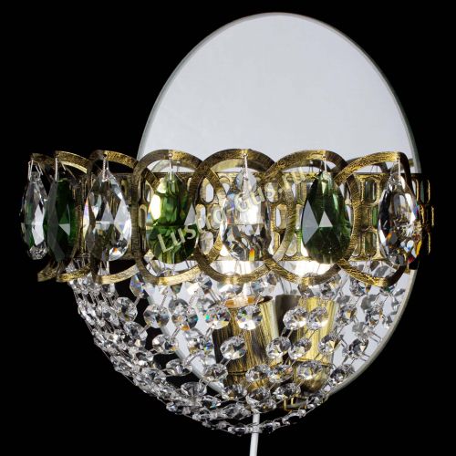 Бра Астра Сетка под бронзу Зеленая в Магнитогорске Гусь Хрустальный