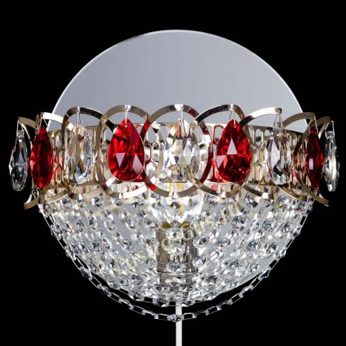 Бра Астра Сетка красная в Магнитогорске Гусь Хрустальный