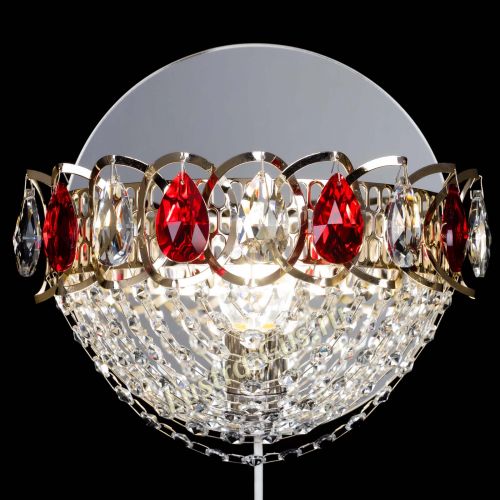 Бра Астра Сетка красная в Магнитогорске Гусь Хрустальный