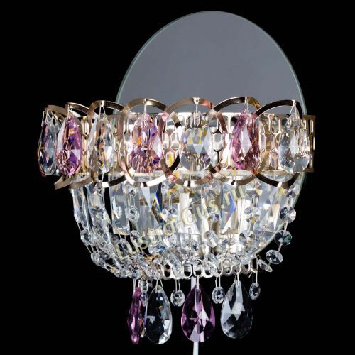 Бра Астра розовая в Магнитогорске Гусь Хрустальный