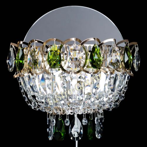 Бра Астра зеленая в Магнитогорске Гусь Хрустальный