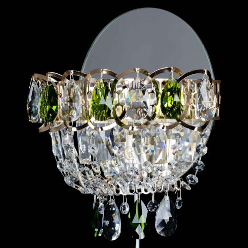 Бра Астра зеленая в Магнитогорске Гусь Хрустальный