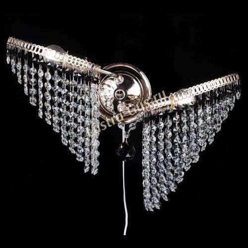 Бра Бутоны №2 черная в Магнитогорске Гусь Хрустальный