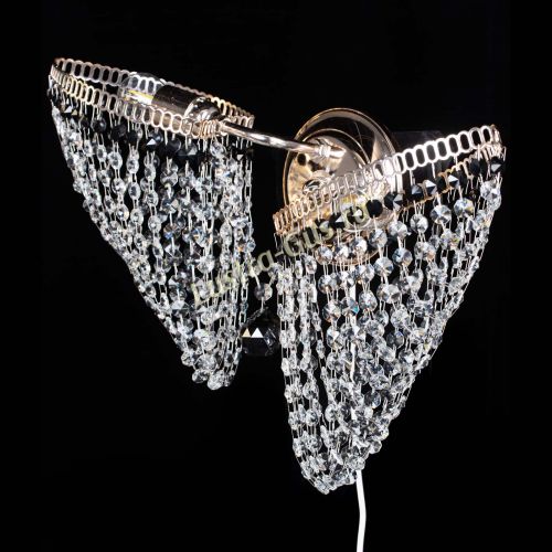 Бра Бутоны №2 черная в Магнитогорске Гусь Хрустальный