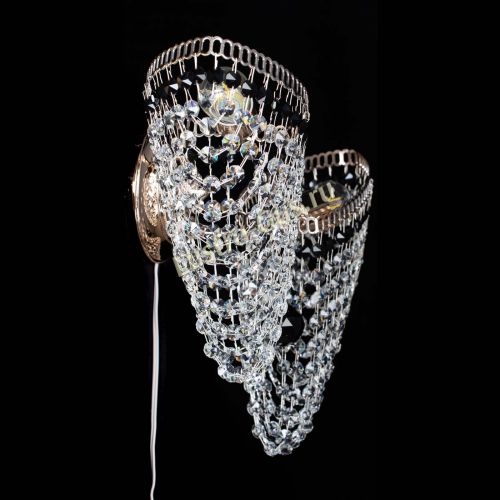 Бра Бутоны №2 черная в Магнитогорске Гусь Хрустальный