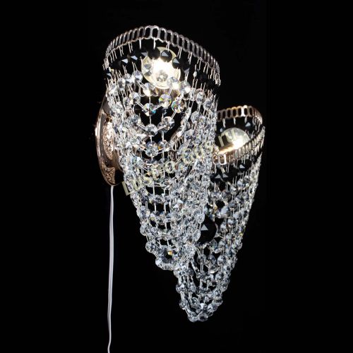 Бра Бутоны №2 черная в Магнитогорске Гусь Хрустальный