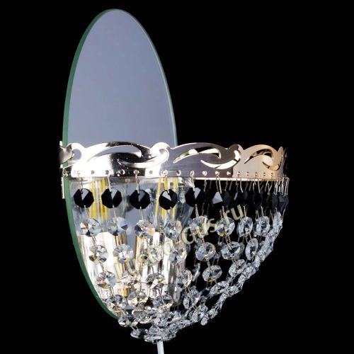 Бра Диана черная в Магнитогорске Гусь Хрустальный