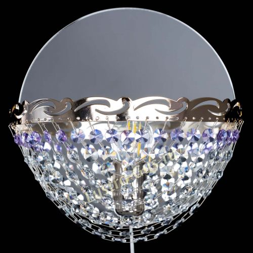 Бра Диана фиолетовая в Магнитогорске Гусь Хрустальный