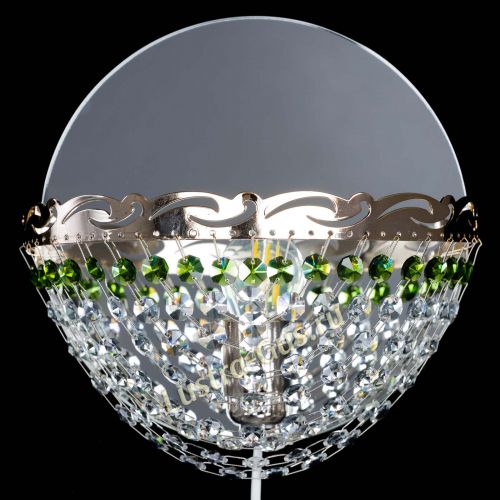 Бра Диана зеленая в Магнитогорске Гусь Хрустальный