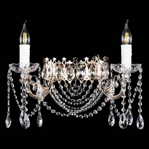 Бра Елизавета №1 без зеркала в Магнитогорске Гусь Хрустальный