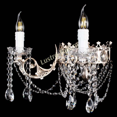 Бра Елизавета №1 без зеркала в Магнитогорске Гусь Хрустальный